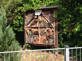 Guess what this is: a hotel for insects! Only in Germany...